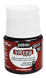 PEBEO VITREA 160 EARTH BROWN 45ml 111018