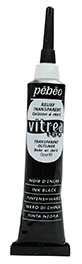 PEBEO VITREA 160 INK BLACK RELIEF OUTLINER 114066