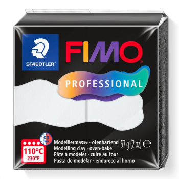 FIMO PROFESSIONAL WHITE 57g BLOCK 8040-0