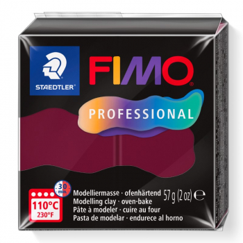 FIMO PROFESSIONAL BORDEAUX 57g BLOCK 8040-23