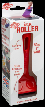 LINO ROLLER 50mm / 2Inch Red Handle