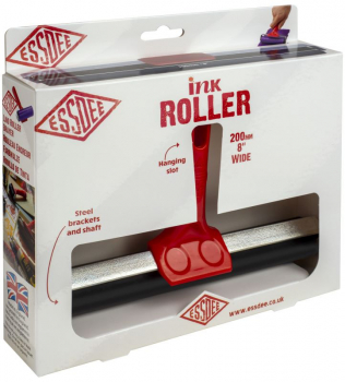 LINO ROLLER 150mm / 6Inch Red Handle