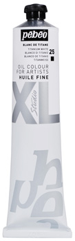PEBEO XL TITANIUM WHITE 200ml STUDIO OIL 200025