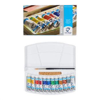 12 x 10ml TUBES 20HP112 VAN GOGH WATERCOLOUR SET