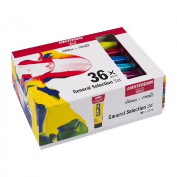 ROYAL TALENS AMSTERDAM ACRYLIC 36 X 20ml SET 17820437