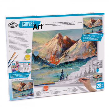 R&L CANVAS ART - LANDSCAPE MOUNTAINS CANART-2002