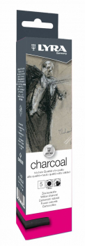 LYRA CHARCOAL THICK 5PCS  7-9 mm L5550030