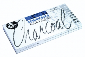 JAKAR GREYS COMPRESSED CHARCOAL SET