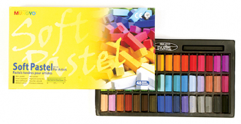 MUNGYO SOFT PASTELS 1/2 LENGTH - 48's
