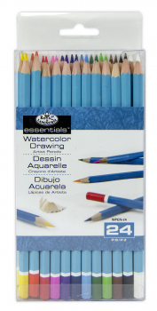 R&L WATERCOLOUR PENCIL 24 SET WPEN-24