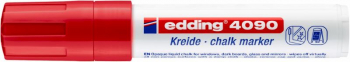 EDDING E-4090 CHALK MARKER RED 4-4090002