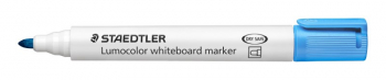 STAEDTLER LUMOCOLOR WHITEBOARD MARKER BULLET TIP LIST BLUE