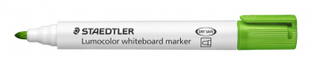 STAEDTLER LUMOCOLOR WHITEBOARD MARKER BULLET TIP LT GREEN