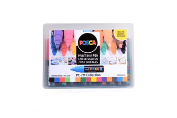 PC-7M ASSORTED COLLECTION POSCA 15 COLOURS