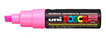 PC-8K FLUO PINK 4902778916940 POSCA BROAD CHISEL TIP