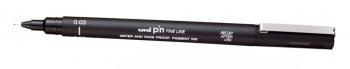 UNI PIN FINE LINE BLACK 0.03 003-200S