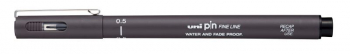 UNI PIN DARK GREY 0.5 FINE LINE 200(S) 4902778230800