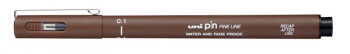 UNI PIN SEPIA 0.1 FINE LINE 200(S) 4902778230770