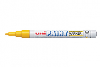 PX-21 BULLET FINE YELLOW PAINT MARKER UNI 4902778558614