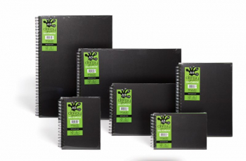 SQUARE CLASSY SPIRAL HARDBACK SKETCHBOOK 300 X 300mm GEC107