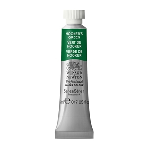 WN AWC 5ml HOOKERS GREEN 311 ARTIST WATERCOLOUR 0102311