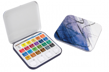 DR AQUAFINE 24 HALF PAN TRAVEL SET - METAL TIN    131900924