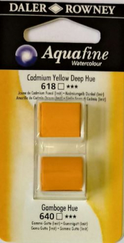 DR AQUAFINE H/P BLISTER SET 2 CAD YELL DP/GAMBOGE  131017002