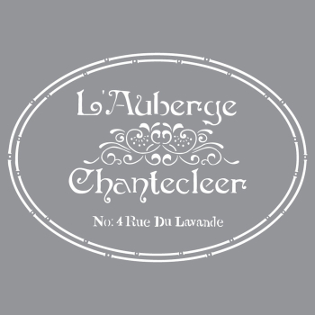 THE FRENCH INN 12Inchx12Inch AMERICANA® DECOR<sup>(TM)</sup> STENCIL