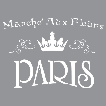 THE FLOWER MARKET 12Inchx12Inch AMERICANA® DECOR<sup>(TM)</sup> STENCIL