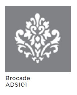 BROCADE 6Inchx6Inch AMERICANA® DECOR<sup>(TM)</sup> STENCIL