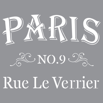 PARISIAN STREET 12Inchx12Inch AMERICANA® DECOR<sup>(TM)</sup> STENCIL