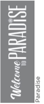 PARADISE 6Inchx18Inch AMERICANA® DECOR<sup>(TM)</sup> STENCIL