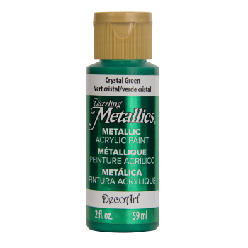 DECO ART CRYSTAL GREEN 59ml DAZZLING METALLICS DA076