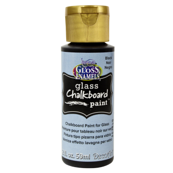 DECO ART CHALKBOARD PAINT 2oz. DS111 BLACK FOR GLASS