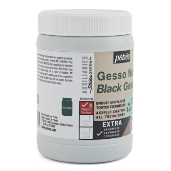 PEBEO BLACK GESSO STUDIO GREEN 225ML 818623