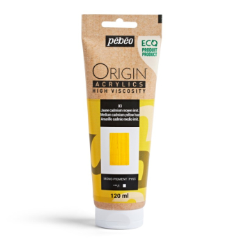 PEBEO ORIGIN ACRYLICS 120ml MEDIUM CAD YELLOW HUE 817103
