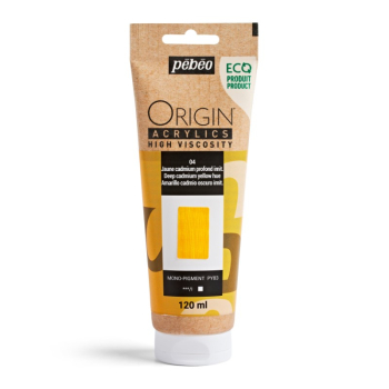 PEBEO ORIGIN ACRYLICS 120ml DEEP CADMIUM YELLOW HUE 817104