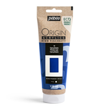 PEBEO ORIGIN ACRYLICS 120ml PRIMARY CYAN 817119