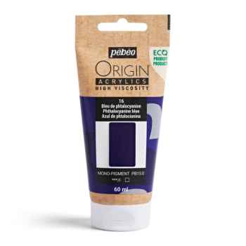 PEBEO ORIGIN ACRYLICS 60ml PHTHALOCYANINE BLUE 817016