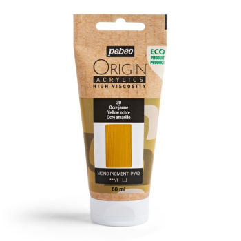 PEBEO ORIGIN ACRYLICS 60ml YELLOW OCHRE 817030