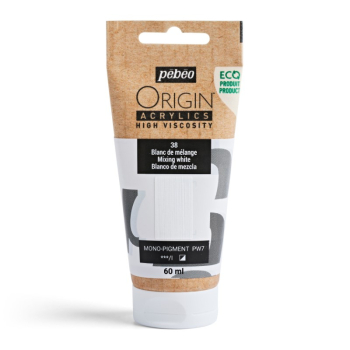 PEBEO ORIGIN ACRYLICS 60ml MIXING WHITE 817038