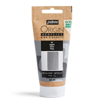 PEBEO ORIGIN ACRYLICS 60ml SILVER 817042
