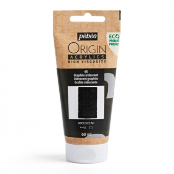 PEBEO ORIGIN ACRYLICS 60ml IRIDESCENT GRAPHITE 817045