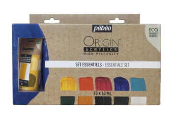 PEBEO ORIGIN ACRYLICS 10 x 60m ESSENTIALS SET 817422