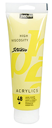 100ml STUDIO ACRYLIC PRIMARY YELLOW 48 PEBEO 831-048