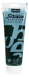 100ml STUDIO ACRYLIC SAP GREEN 59 PEBEO 837059