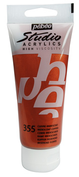 100ml STUDIO ACRYLIC COPPER 355 PEBEO 837355