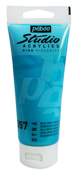 100ml STUDIO ACRYLIC DYNA BLUE GREEN 357 PEBEO 837357