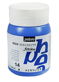 PEBEO 014 COBALT BLUE HUE 500ml STUDIO ACRYLIC 179014