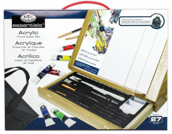R&L ACRYLIC TRAVEL EASEL SET REA4901